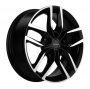 Легковой диск Khomen Wheels KHW1708 6,5x17 5x108 ET43 65,1 Black-FP